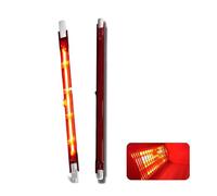 Lampada Infrarossi 1000W Dimmerabile, 254mm R7S Rubino Lineare A Doppia Estremità Alogena Lampadine per Heatmaster U3, Riscaldante Giardino Interno/Esterno, 1000LM, Nessuno Sfarfallio, 2 Pezzi