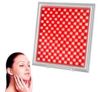 Lampada Infrarossi, Relassy Luce Rossa Viso 660nm 850nm, Panel Luz Roja 5 Llivelli di Luminosità, 289 LEDs con Supporto E Timer, per Viso, Corpo, Telaio In Alluminio, Lampada Non Produce Calore