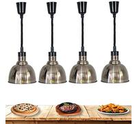 Lampada Infrarossi Riscaldamento, Commerciale Lampada Scaldavivande Lampada di Calore per Alimentare con Lampadina Riscaldante, Ideale per Ristoranti, Cucine e Buffet, 250W