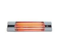 Stufa ad infrarossi Vortice THERMOLOGIKA DESIGN 1800W nera 70003