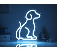 Lampada Insegna LED "Cane" Cm. 16x5x23