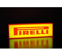 Lampada Insegna Luminosa Targa USB C LED PIRELLI Red Yellow Logo 3D
