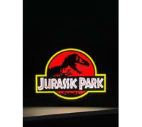 Lampada Insegna Luminosa USB C LED Targa Lightbox Jurassic Park LOGO 3D