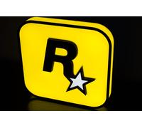 Lampada Insegna Luminosa USB C LED Targa Lightbox Rockstar Games Logo 3D Printed