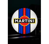 Lampada Insegna Targa Luminosa Lightbox Led Usb C Martini Racing Cerchio LOGO 3d