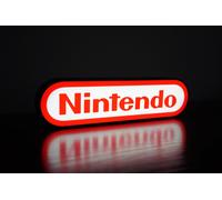 Lampada Insegna Targa Luminosa Lightbox Led Usb C Nintendo Videogames 3d