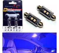 Lampada Interna Festoon LED Canbus Senza Errori 6411 5W Viola Due Bulbi
