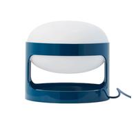 Kartell KD28 Lampada da tavolo, blu petrolio