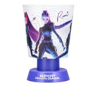 Lampada KPop Demon Hunters, Officially Licensed, Paladone | Automatic 20-Minute Night Light Timer, 26.5cm Tall LED Lamp, USB or Battery Powered, Bedside Room Lighting