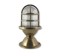 Lampada KsH and Co Calypso da ponte, soffitto o palo in ottone massiccio pressofuso con griglia di protezione