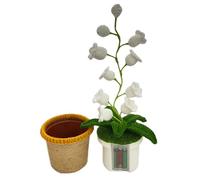 Lampada,Lampada Decorativa Giglio Artificiale - Luminosa Notte All'uncinetto per Camera da, Ufficio, Salotto, Casa