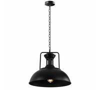 Lampada Lampadario in ottone brunito con campana a sospensione diametro 41 cm [EEK: A+]