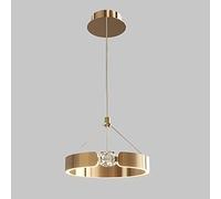 Lampada lampadario soffitto, nostalgiche Lampade a Regolabili in Oro/Marrone Luci da Esterno semplici ma Eleganti Adatti per la Luce Sospensione del Portico Balcone