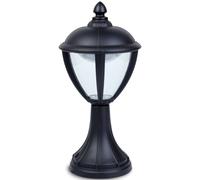 Lampada lampione LED Esterno Esterni Lanterna Nera Giardino paletto piedistallo [EEK: A+++]