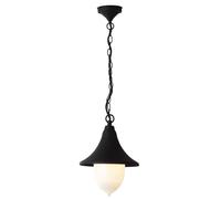 Lampada Lanterna 100W con Catena Bauer Parigi Nero