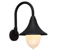 Lampada Lanterna da Parete 100W Bauer Parigi Nera