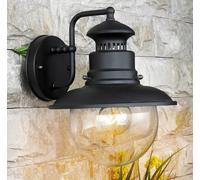 Lampada Lanterna da Parete 60W Bauer Marina Nera