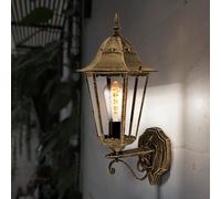 Lampada Lanterna Parete Lampada da Balcone Bronzo Porta Luce Antico Alluminio [EEK: Inaditato]