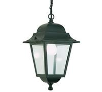 Lampada Lanterna Sospesa Colore Nero da Esterno Linea Quadrata Sovil