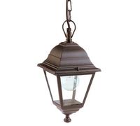 Lampada Lanterna Sospesa Piccola Colore Nero da Esterno Linea Mini Quadrata Sovil