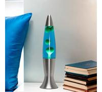 Lampada Lava Felice Blu Verde 40Cm Inclusa Lampadina Retro Lampada ANGELINA [EEK: G]