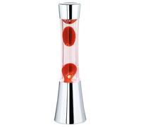 Lampada Lava Lamp da Interno H 40 in Metallo Cromo