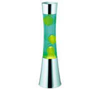 Lampada Lava Lamp da Interno H40 cm in Metallo Cromo