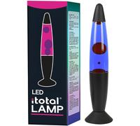 ® - Lampada Lava LED Con Resistenza Scalda Cera, Senza Lampadina (ROSA Base Nera