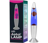 ® - Lampada Lava LED Con Resistenza Scalda Cera, Senza Lampadina (ROSA Base Silv
