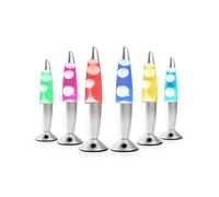 LAMPADA LAVA MAGMA DA TAVOLO LED LUCE NOTTE DESIGN ARREDO MULTI COLORE 7 COLORI [EEK: A]