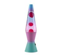 LAMPADA LAVA PASTELLO LILLA BOLLE FUCSIA A LED ORIGINALE ITOTAL