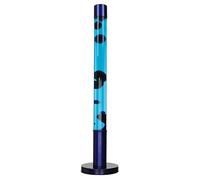 Lampada lava XXL grande blu viola, lampada retrò, fredda, misteriosa, magica, 76 cm, G9 50 W con interruttore a cavo, lampadina inclusa, lampada da terra vulcano
