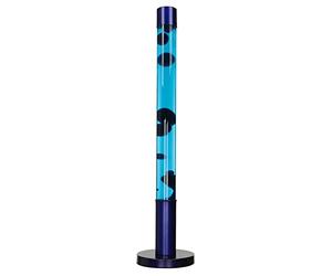 Lampada lava XXL grande blu viola, lampada retrò, fredda, misteriosa, magica, 76 cm, G9 50 W con interruttore a cavo, lampadina inclusa, lampada da terra vulcano