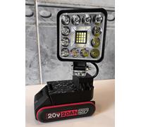 LAMPADA LAVORO KRESS PACK E WORX VERDE GREEN CON INTERRUTTORE ON/OFF LED 96 W