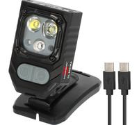 Brennenstuhl Faro da lavoro a LED ricaricabile CL 600 MA (600 lm, IP54, 6 modalità di illuminazione, torcia a LED con base magnetica e cerniera girevole a 360°, durata della luce fino a 39 ore, presa