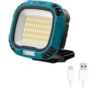 Lampada Lavoro, LED Lampada Officina 18 Modalità Luminose 5000Mah Ricaricabile I