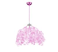 Lampada Leaf soffitto plafoniera soggiorno sospensione moderna lampada a sospensione camera da letto, telecomando dimmerabile, 1x LED RGB 8,5W 806Lm, DxH 38 x 150 cm