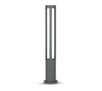 LAMPADA LED 10W 80CM BIANCO CALDO CORPO GRIGIO DA TERRA IP65 VT-820-LED218328 V-TAC