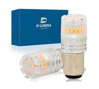 Lampada Led 1157 BAY15D P21/5W Canbus Arancione Ambra 12V No Errore IP67 Illumin