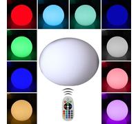 V-Tac VT-7801 Sfera Ovale Multicolor LED RGB 1W Ricaricabile con Telecomando IP67 - SKU 40141