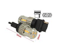 Lampada Led 3156 T25 PY27W 12V 45W No Polarita Arancione Super Luminoso Per