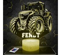 Lampada Led 3D Trattore Agricolo Fend decorazione collezione miniatura 1 32. Idea regalo uomo oggetto Trattore Agricolo luce notturna adulto decorazione camera. Idea regalo natale uomo originale TOP