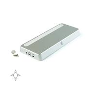 Lampada LED a Batteria Ricaricabile Sotto Pensile con Sensore di Movimento 1W Luce Bianca Naturale Emuca