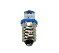 Lampada LED a forma di piattino, diodo a vite E10, indicatore di perline, DC 3V, 3.8V, 4.5V, 8V, piccola lampadina sperimentale per studenti-Blu_3V/10 pezzi