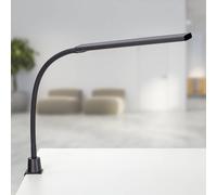 Lampada LED a morsetto MAULpirro, nera, 37 cm, dimmerabile Maul