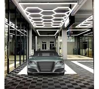 Lampada LED a Nido D'ape, Luci LED Esagonali Da 720 W, 6500 K, Risparmio Energetico, Plafoniere LED a Nido D'ape Durevoli per Officine Senza Polvere, Palestra, Bar, Soffitto Con Luci a Nido D'ape