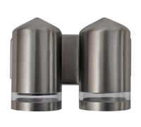 Lampada LED a Parete Acciaio Inox con Testa a Cono