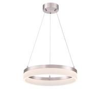Lampada LED A Sospensione 15 W Lucy Nichel Acrilico 40 CM Coprire Dimmerabile [EEK: F]
