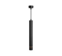 Lampada Led A Sospensione A Cilindro 5W Colore Nero Luce Caldo 2700K Angolo 30 G