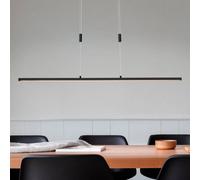 Lampada LED a sospensione Arneja di Lindby, nera, CCT, regolabile in altezza LINDBY